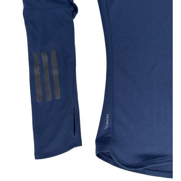 Adidas Size S Womens ClimaCool Energy Running Blue Athletic Top 7W414 - Picture 3 of 6